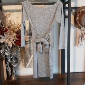 BCBG  heather grey bodycon dress